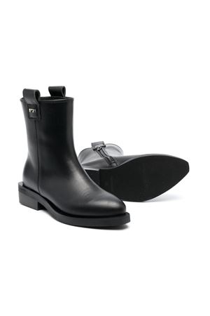 black leather ankle boots N°21 KIDS | 7529702